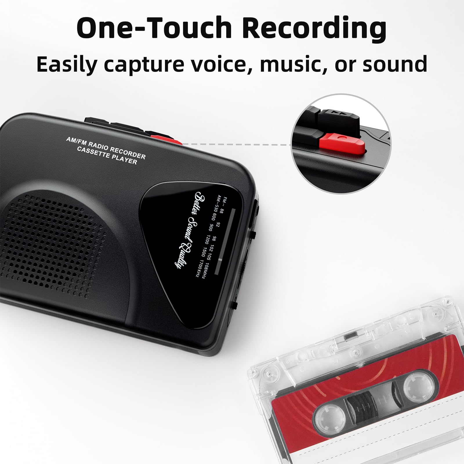 Amazon.co.jp: カセットプレーヤー レコーダー AM/FMラジオ
